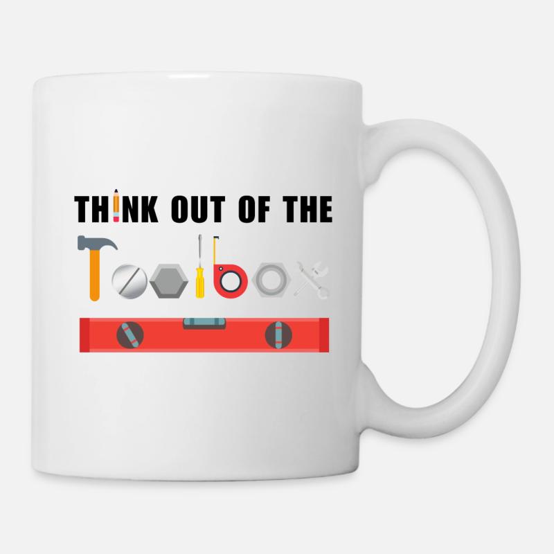 Think out of the toolbox - Mug - white