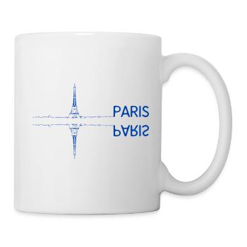 Paris - La Tour Eiffel inversée - Mug blanc - blanc - Droite