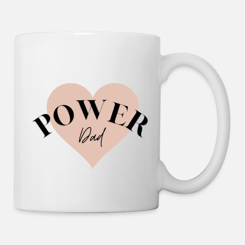 Power Dad - Tasse - Weiß