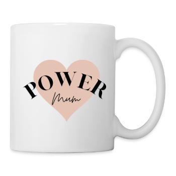 Power Mum - Tasse - Weiß - Rechts