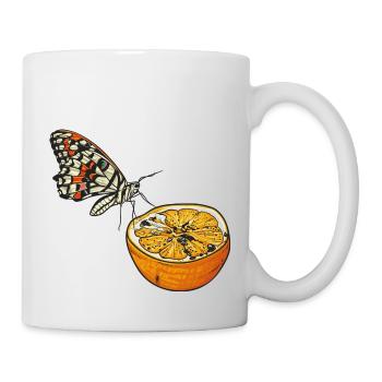 Schimmel // Orange - Tasse - Weiß - Rechts