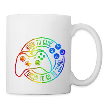 Gamer Jeu En Ligne Jeux Sur Ordinateur Arcade Neon - Mug blanc - blanc - Droite
