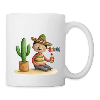 Salud! - Tasse - Weiß - Rechts