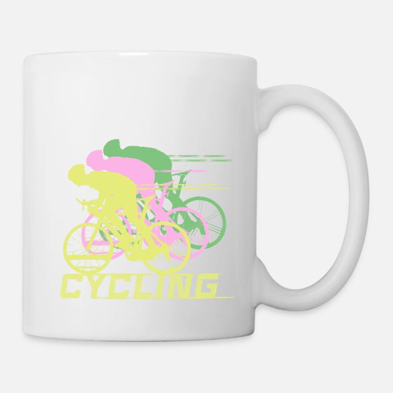 Cyclisme - Mug blanc - blanc