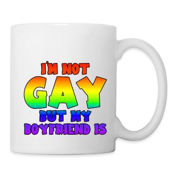 I'm Not Gay But My Boyfriend Is - Mug - white - Right