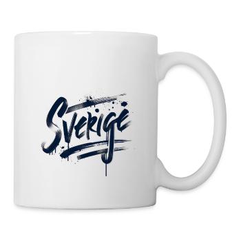 Sverige Sweden Schweden Lettering - Mug blanc - blanc - Droite