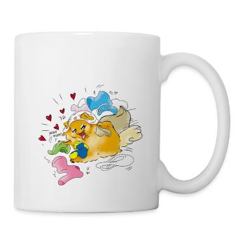 Pommersche Verrücktheit - Tasse - Weiß - Rechts