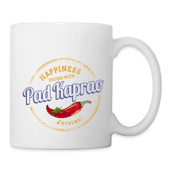 Pad Kaprao Chili Retro Street Food Vintage Thailand - Mug - white - Right