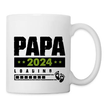 papa 2024 loading - Tasse - Weiß - Rechts