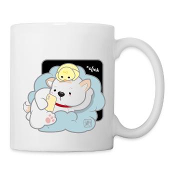 Dog Korean - Japanese Style 03B - Mug - white - Right