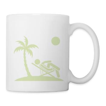 Détente des Fêtes - Mug blanc - blanc - Droite