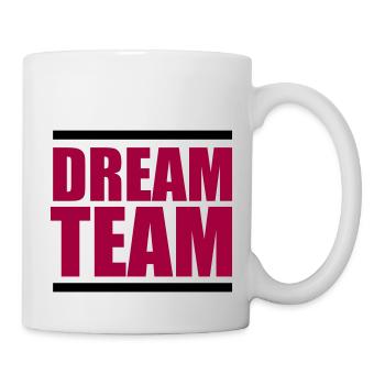 dream team - Tasse - Weiß - Rechts