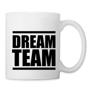 dream team - Tasse - Weiß - Rechts