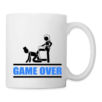 brautpaar game over - Tasse - Weiß - Rechts