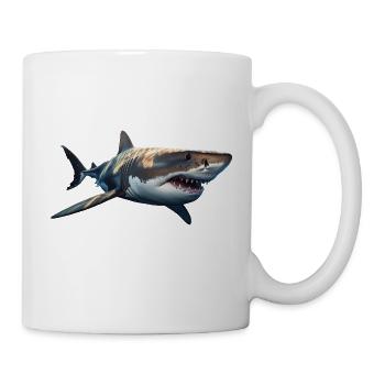 Great white shark - Mug - white - Right
