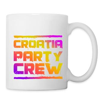Croatia Party Crew Colorful - Mug - white - Right