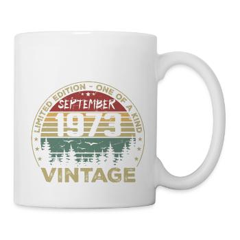 September 1973 Vintage Birthday Gift 1973 - Mug - white - Right