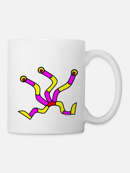 Chemise drôle par jango creation fashion - Mug blanc - blanc