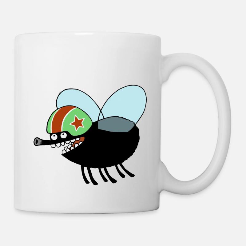 flying fly - Mug - white