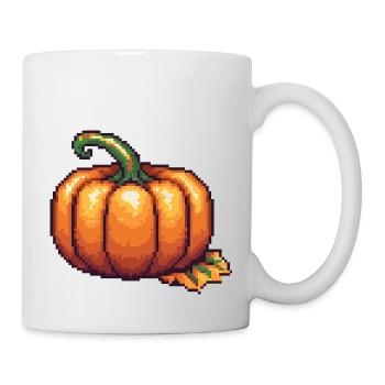 Pumpkin Pixel Icon - Mug - white - Right