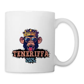 Teneriffa 2024 Party Affe - Tasse - Weiß - Rechts