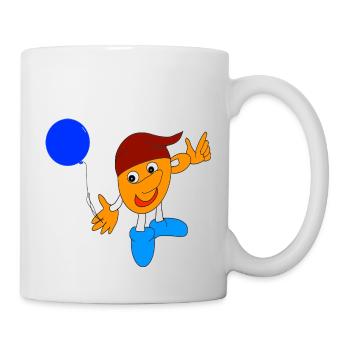 Cartoon - Tasse - Weiß - Rechts