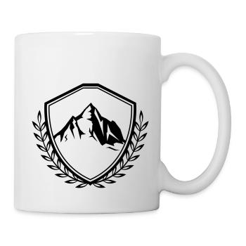 wappen berge - Tasse - Weiß - Rechts