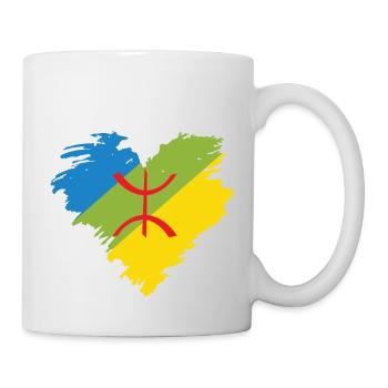 AMAZIGH IN MY HEART - I AM A TRUE KABYL - Mug - white - Right