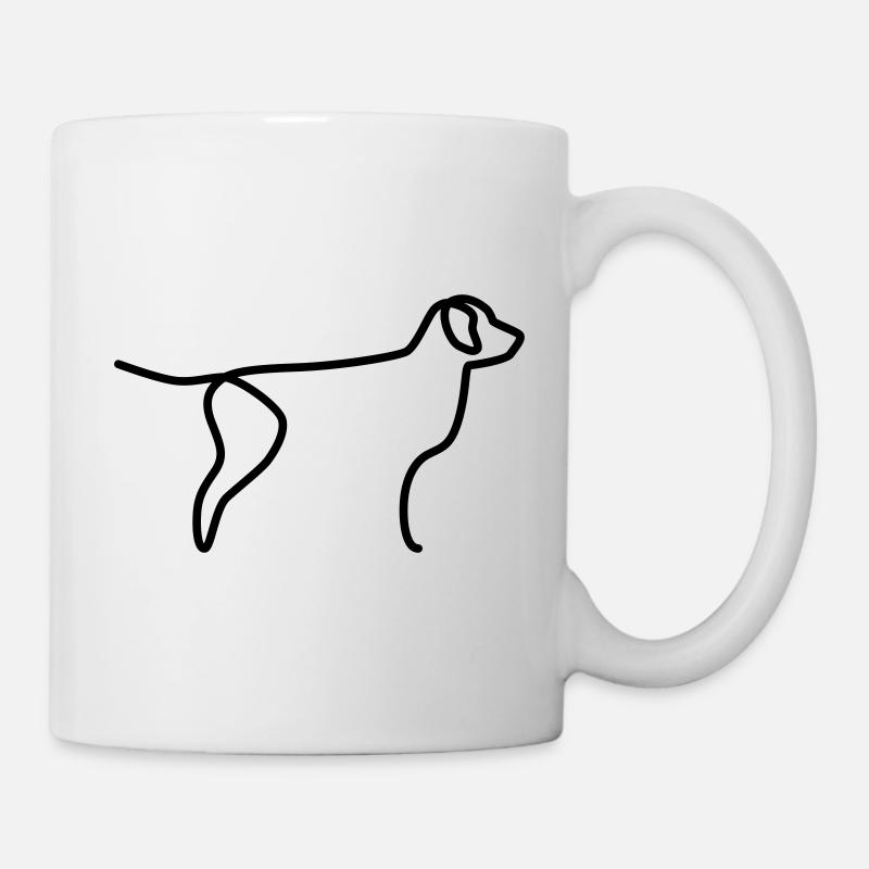 Golden retriever - Mug blanc - blanc