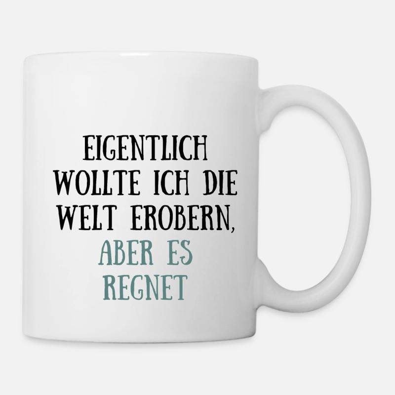 Il pleut - Mug blanc - blanc