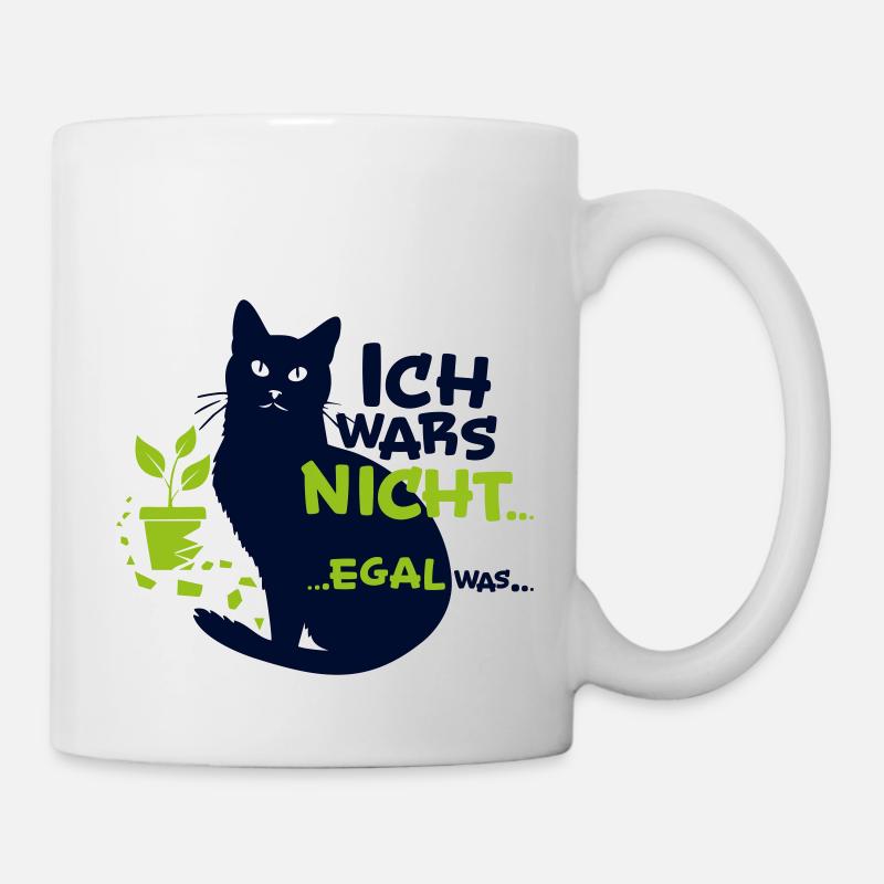 Cat I didn't care what - Mug - white