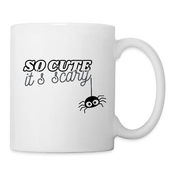 So cute it's scary Baby Halloween Saying - Mug - white - Right