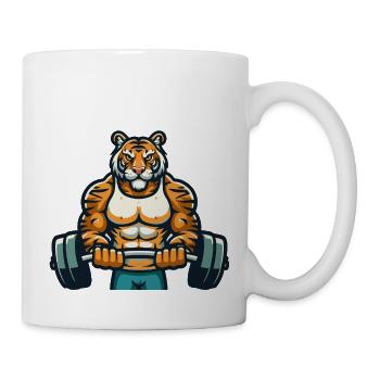 GYMNASE DU TIGRE - Mug blanc - blanc - Droite