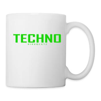 TECHNO - Tasse - Weiß - Rechts