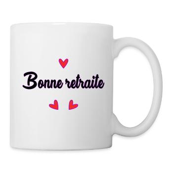 RUHESTAND. RUHESTAND. PENSIONIERT. RUHESTAND - Tasse - Weiß - Rechts