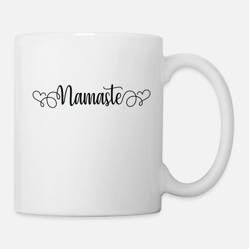 Yoga Meditation Spa Namaste - Mug - white