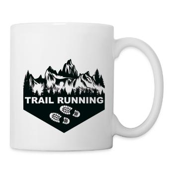 Trail Running Sport - Tasse - Weiß - Rechts