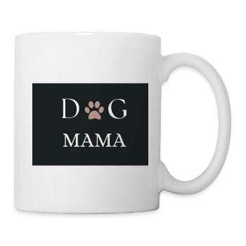 Dog Mama with Dog Paw image - Mug - white - Right