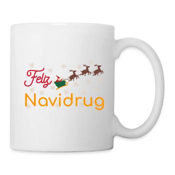 Pharmacie Noël Feliz Navidrug - Mug blanc - blanc - Droite
