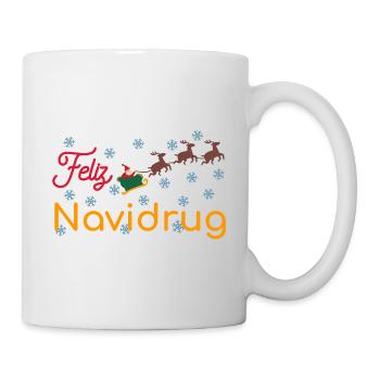 Pharmacie Feliz Navidrug Noël - Mug blanc - blanc - Droite