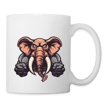 Elephant Animal Comic - Mug - white - Right