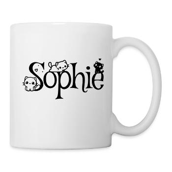 Sophie Name First Name Kitten Name - Mug - white - Right