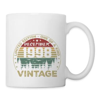 Retro Vintage December 1998 Birthday Gift - Mug - white - Right