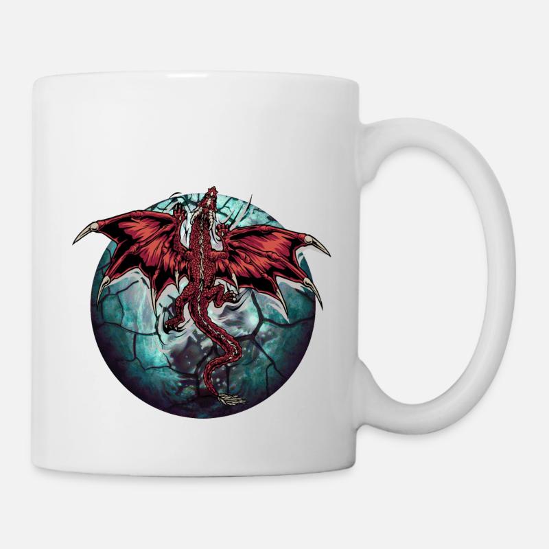 Planète Dragon Dragon - Mug blanc - blanc