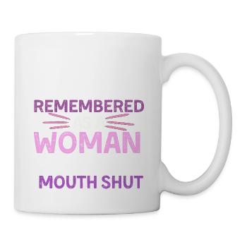 I Woke Up Like This Married Shirt, Just Married Ho - Tasse - Weiß - Rechts