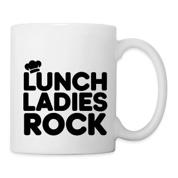 Für die Lunch Power - Tasse - Weiß - Rechts