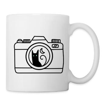Caméra pour chat - Mug blanc - blanc - Droite