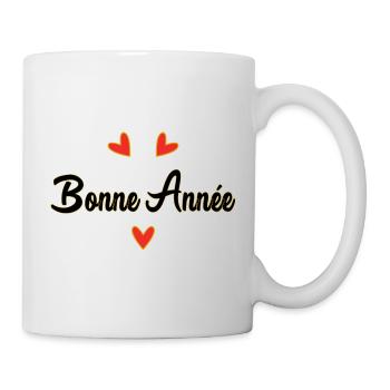 WEIHNACHTEN. FROHE WEIHNACHTEN. FROHE WEIHNACHTEN. WEIHNACHTSMANN - Tasse - Weiß - Rechts