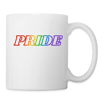 PRIDE rainbow LGBTQ gay - Mug - white - Right