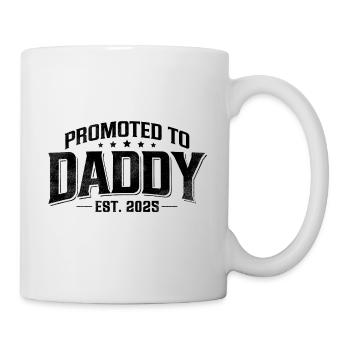 Promotion to Dad 2025 - Mug - white - Right